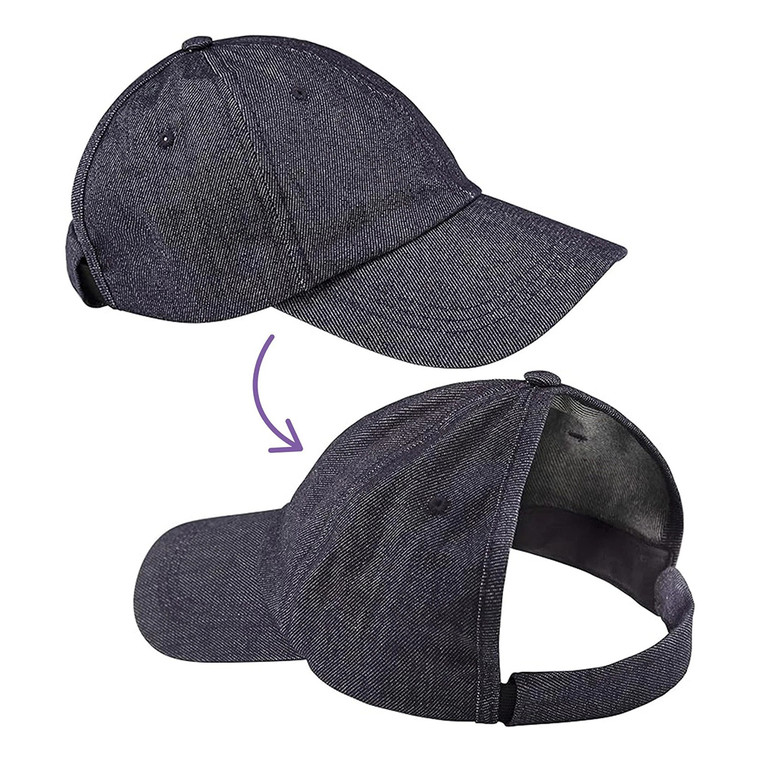 Badazz Backless Cap Denim Blue for Men