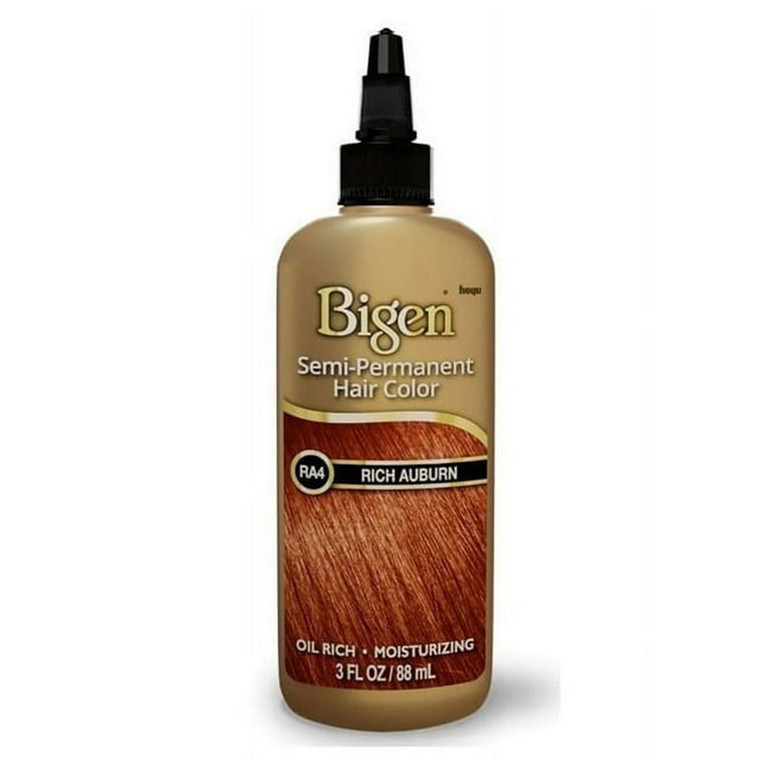 Bigen Semi-Permanent Color RA4 Auburn Red Rich Color, 3 Oz