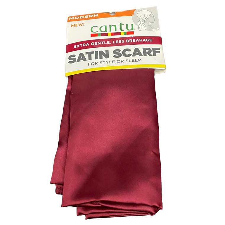 Cantu Hair Bonnet Pattern Design Night Protection Satin Lining Anti Breakage 1 Ea