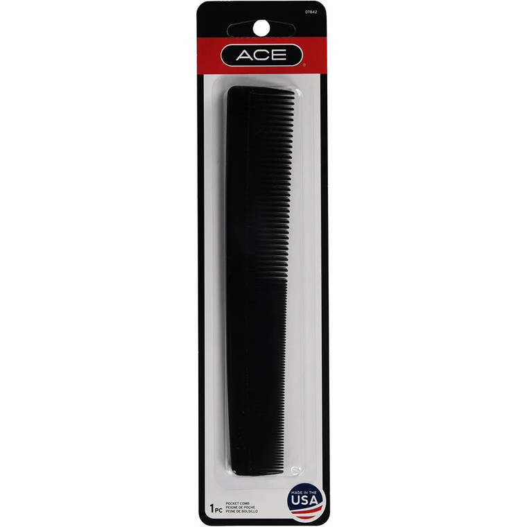 ACE 7" Barber Comb - Black