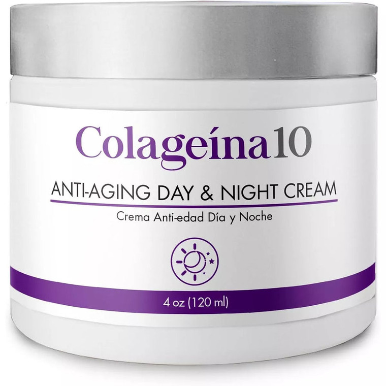 Colageina 10 Anti-Aging Day & Night Cream, Moisturizer for Normal Skin Type, 4 oz