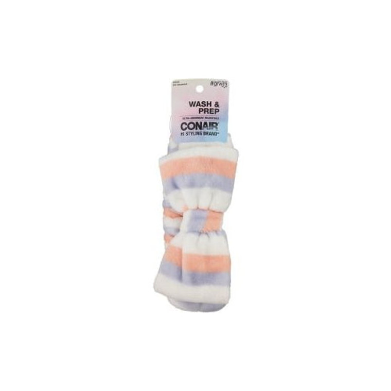 CONAIR STRIPED SPA HEADWRAP 1PK