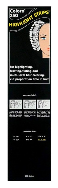 Colora 250 Highlight Strips 4Inch X 16Inch