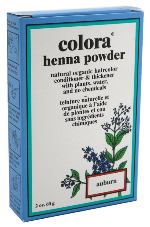 Colora Henna Powder Hair Color Auburn 2Oz