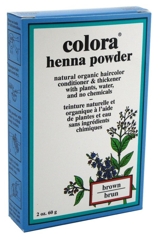 Colora Henna Powder Hair Color Brown 2Oz