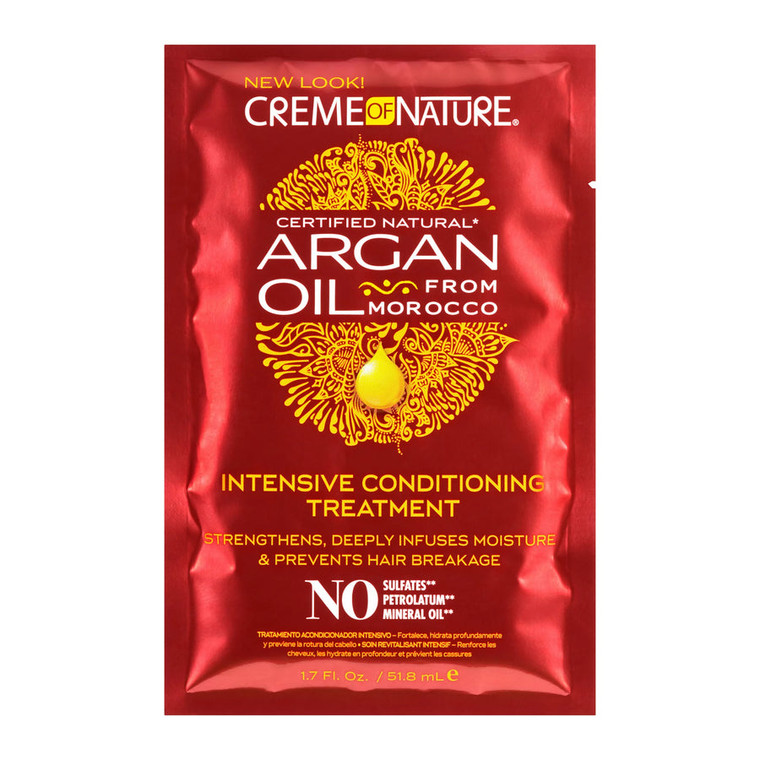 Creme of Nature Argan Oil Intensive Conditioning Treatment, 12 count