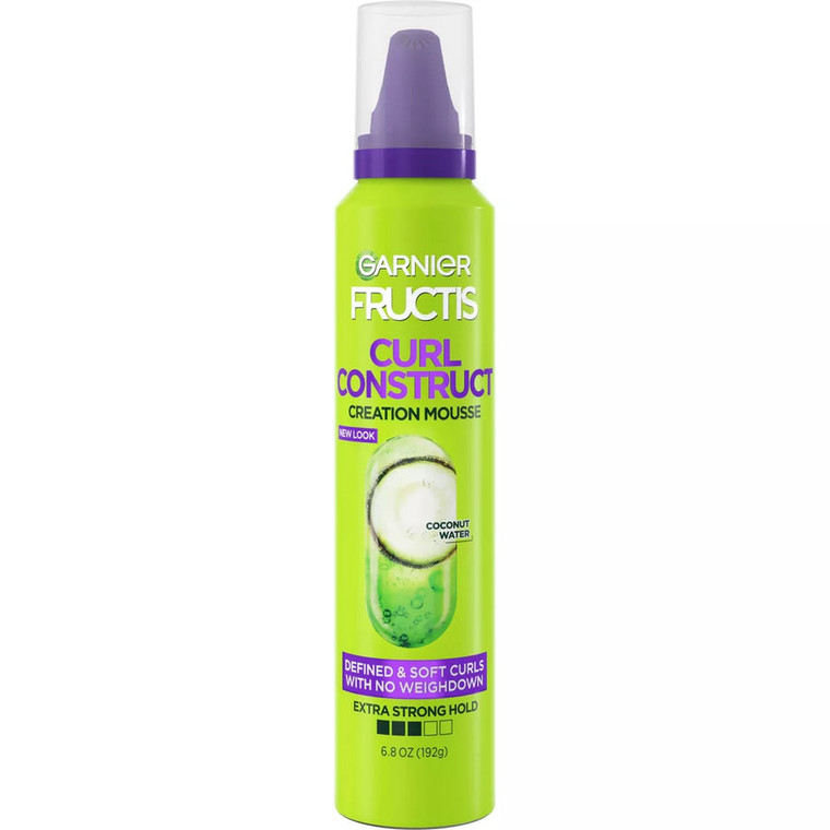 Garnier Fructis Style Curl Construct Creation Hair Mousse, 6.8oz