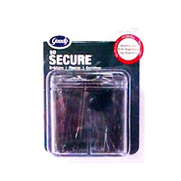 Goody Bobby Pin Box With Magnetic Top, Black, 75 CT