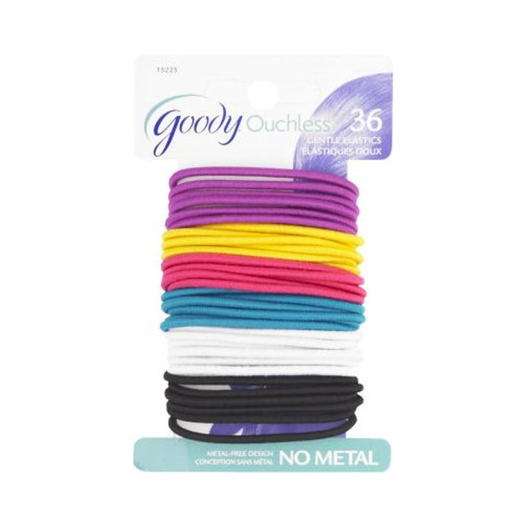Goody Ouchless Gentle Elastics, 36 EA
