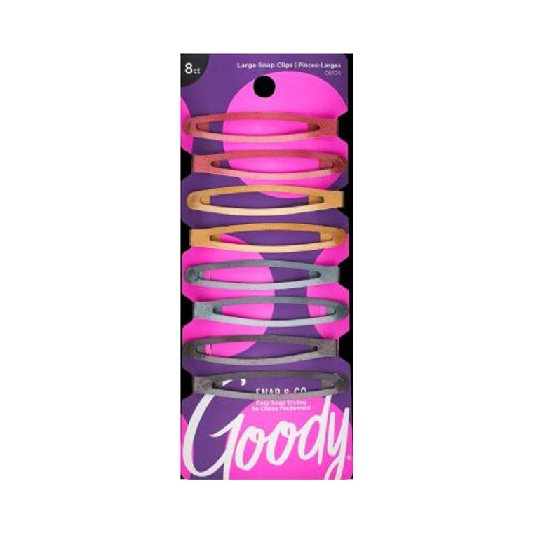 GOODY CONTOUR CLIPS 12 CT ASSORTED COLORS