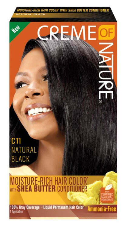 Creme Of Nature Color C11 Natural Black Kit
