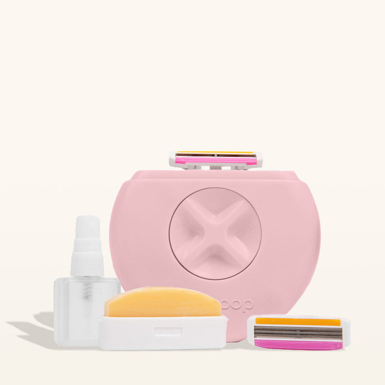 alleyoop All-in-One Portable Razor - Dusty Pink