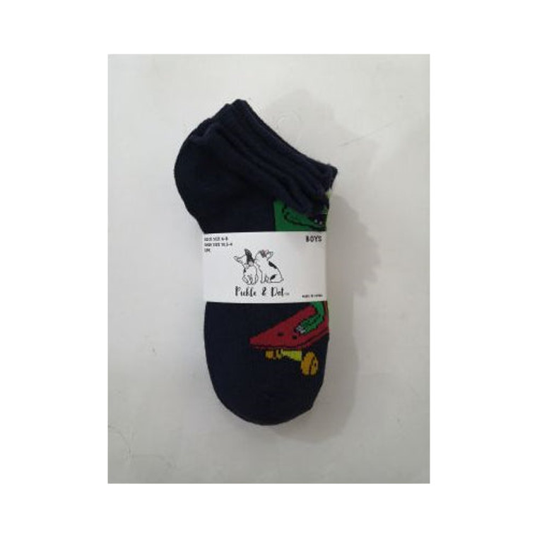 PD BOY NO SHOW SOCK 68MLT 5PK