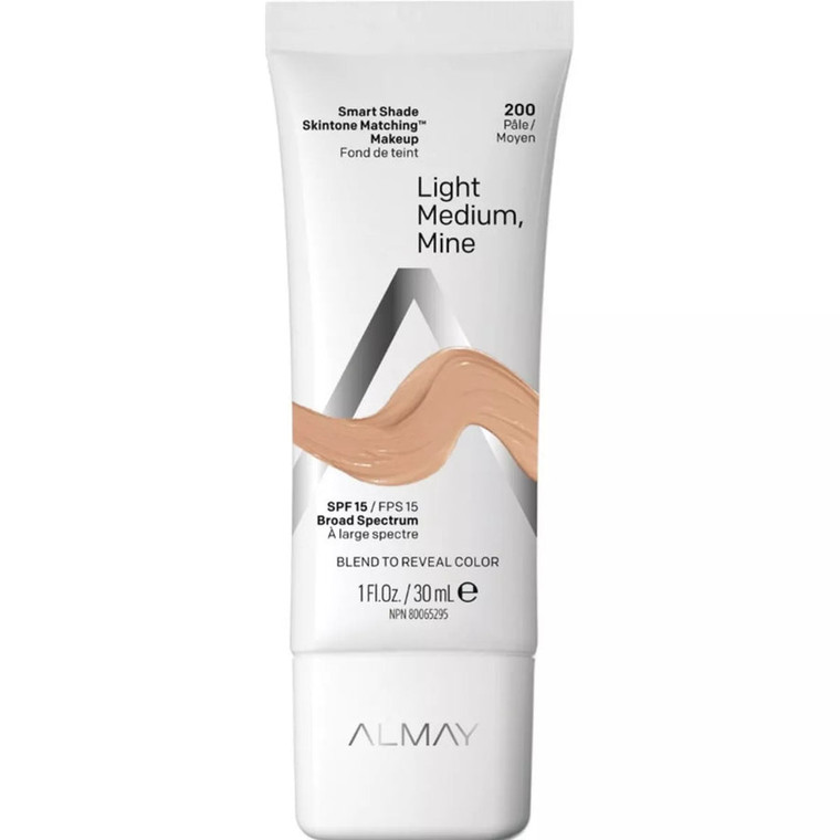 ALMAY Smart Shade Skintone Matching Foundation - 200 Light Medium, Mine