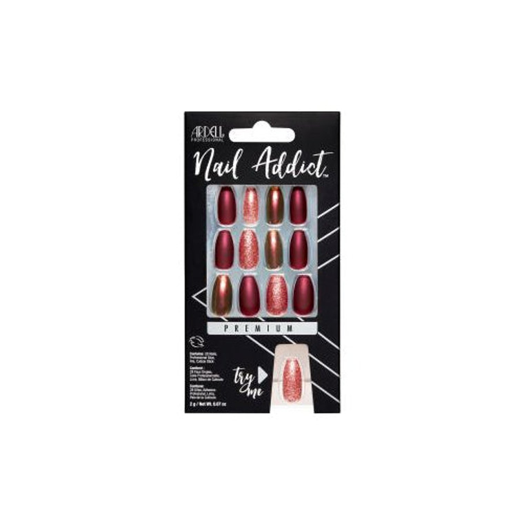 ARD NAIL ADDICT RED CAT EYE