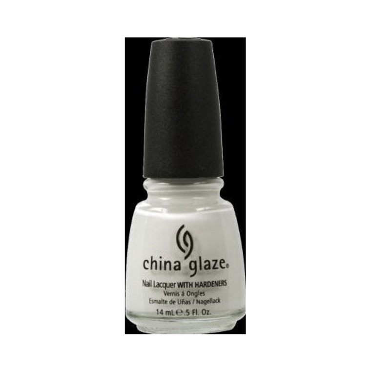 Nail Lacquer with Hardeners- White on White