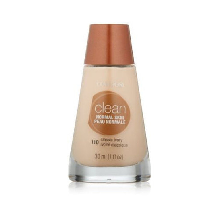 CoverGirl Clean Liquid Foundation, 110 Classic Ivory