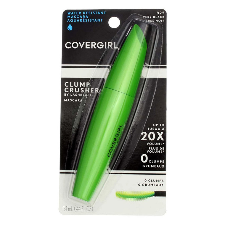 Covergirl Clump Crusher Waterproof Mascara Very Black #825, 13 Ml