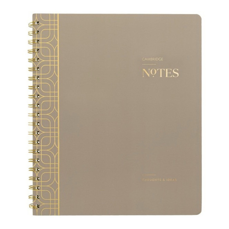 Cambridge Workstyle Notebook Timeless Taupe 85 X 11 Inch Journal, 1 Ea