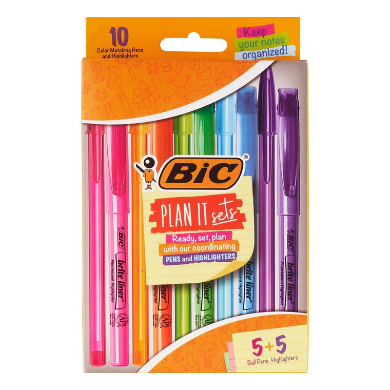 Bic Plan It Stationery Set, 10 Ea