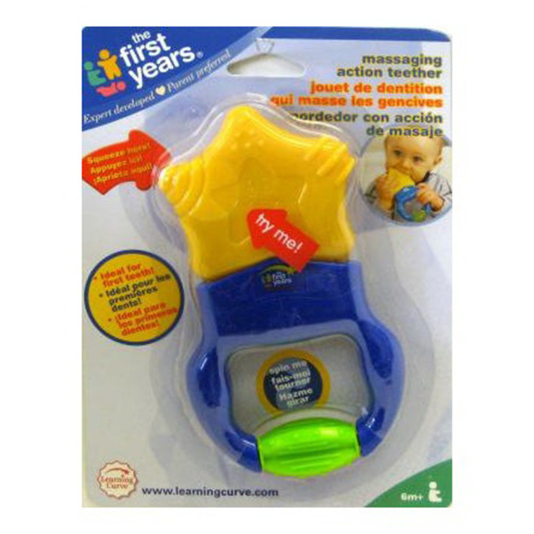 Lamaze Teether Massage Action Soothing Toy, 1 Ea