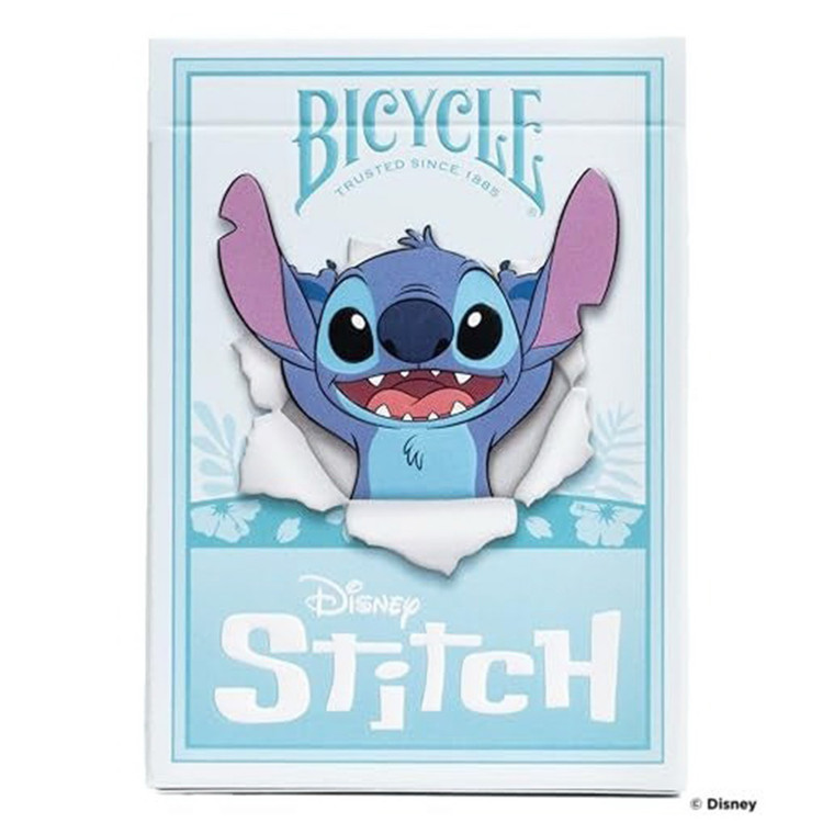 Bicycle Disney Stitch Playing Cards Set Of Two Clip Strips, 24 Ea