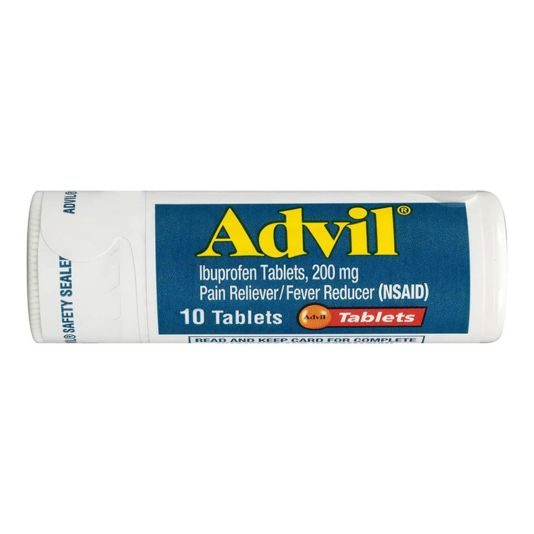 Advil Pain Reliever And Fever Reducer Tablet Vial, 10 Ea