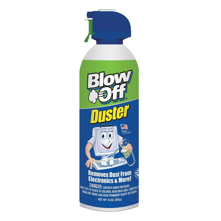 Max-Professional Blow Off Air Duster Can With Nozzle Cleaning Tool, 10 Oz