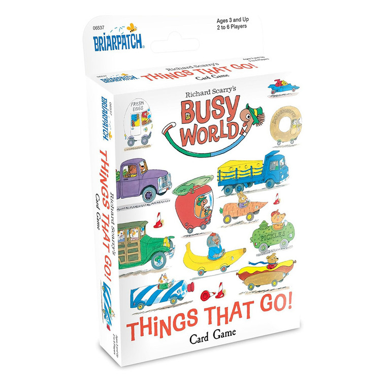 Briarpatch Richard Scarry'S Busy World Things That Go Card Game, 1 Ea