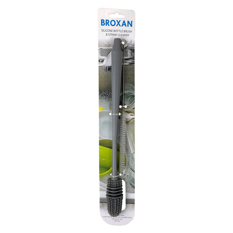 Broxan Silicone Bottle Brush And Straw Cleaner Set, 1 Ea