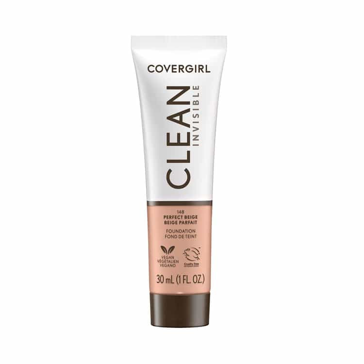 CoverGirl Clean Liquid Foundation Perfect 148 Beige Shade, 1 Oz
