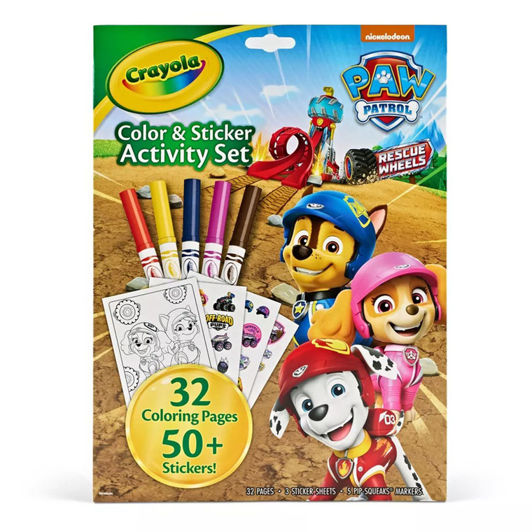 Crayola Paw Patrol Color and Sticker Activity Set, 1 Ea