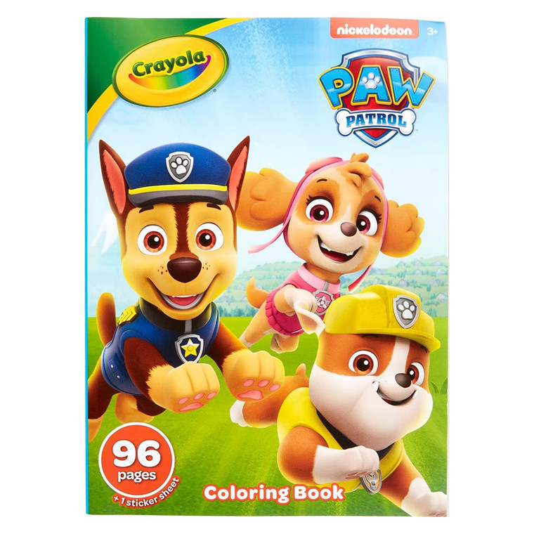 Crayola Paw Patrol Coloring Book Story Theme, 96 Pages
