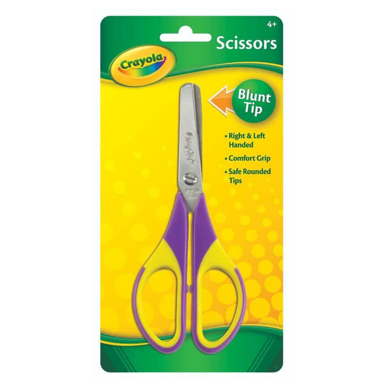 Crayola Kids Blunt Tip Scissors Blue Ages 4+ Safety Tool, 1 Ea