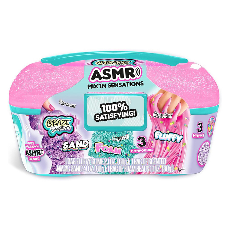 Craze Sensation ASMR Mix'in Sensations Caddy 3 Compounds Set, 1 Ea