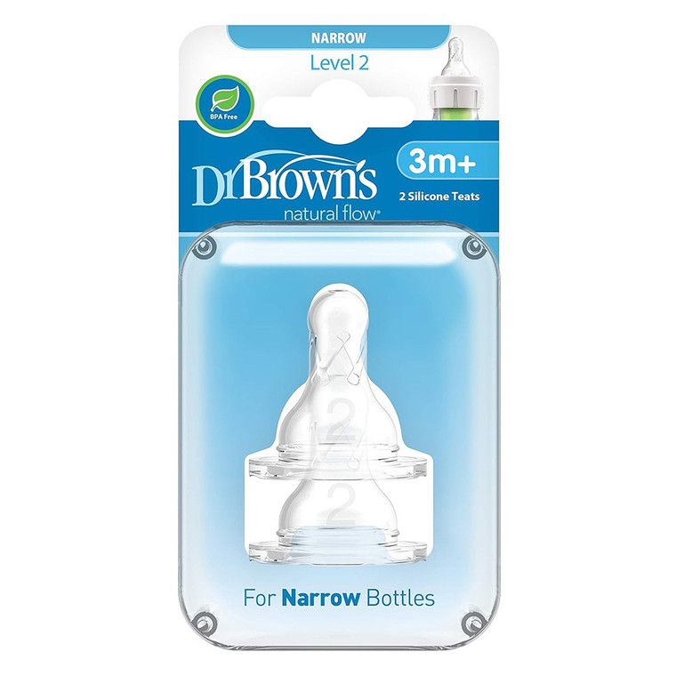 Dr. Browns Level 2 Nipples Infant Feeding, 2 Ea