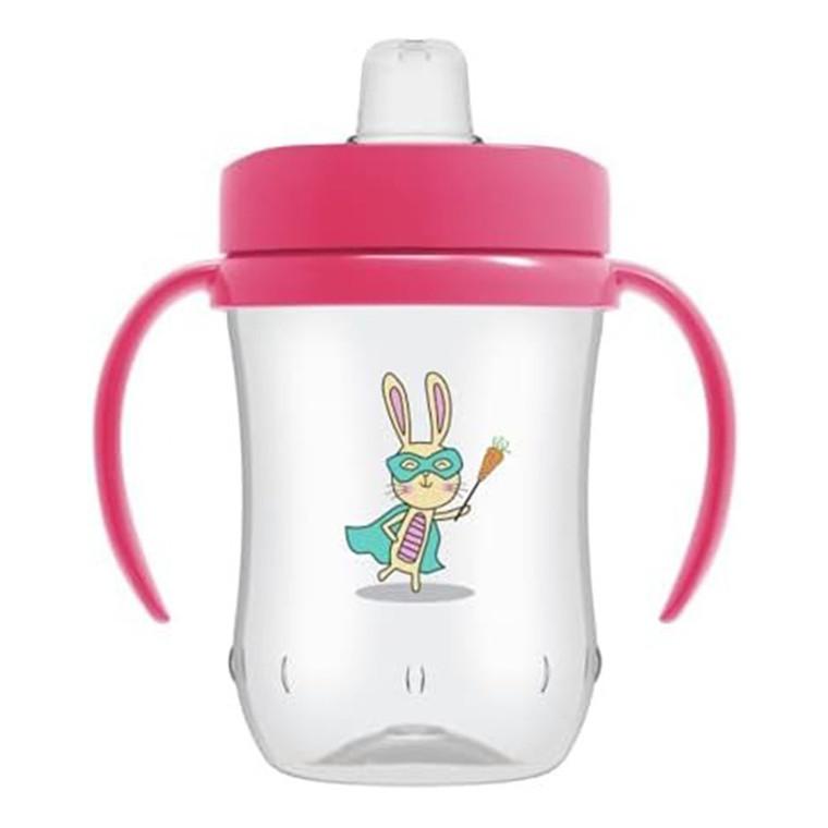 Dr. Browns Soft Spout Toddler Cup Pink Color Drinkware, 9 Oz