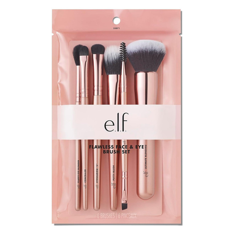 e.l.f. Flawless Face Brush Collection 6 Piece Set, 1 Ea