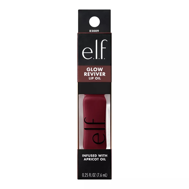 e.l.f. Glow Reviver Lip Oil Jam Session Shade, 0.25 Oz