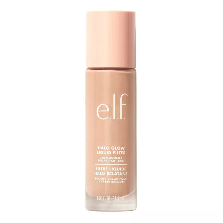 e.l.f. Halo Glow Liquid Filter Highlighter #4 Medium Shade, 1.06 Oz