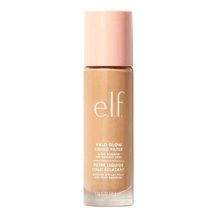 e.l.f. Halo Glow Liquid Filter Highlighter #5 Medium/Tan Shade, 1.06 Oz