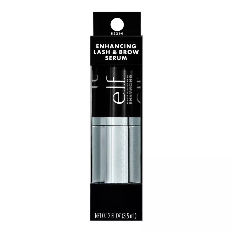 e.l.f. Enhancing Lash & Brow Serum Clear Finish, 0.12 Oz