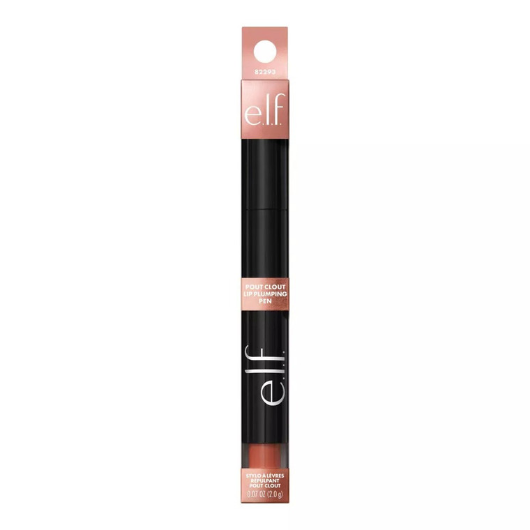 e.l.f. Pout Clout Lip Plumping Pen Toasted Shade, 0.07 Oz