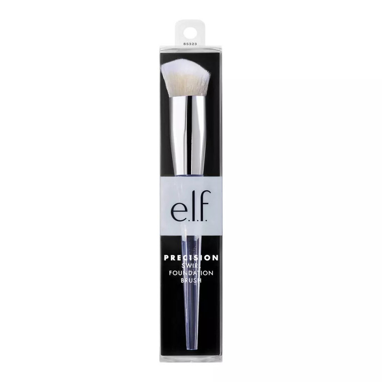 e.l.f. Precision Foundation Swirl Brush Makeup Tool, 1 Ea