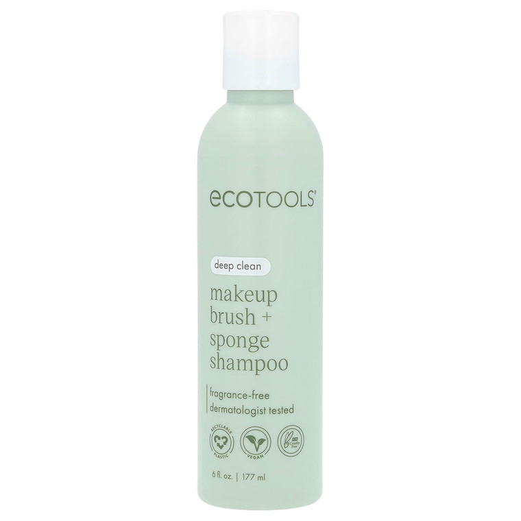 EcoTools Makeup Brush and Sponge Cleansing Shampoo, 6 Oz