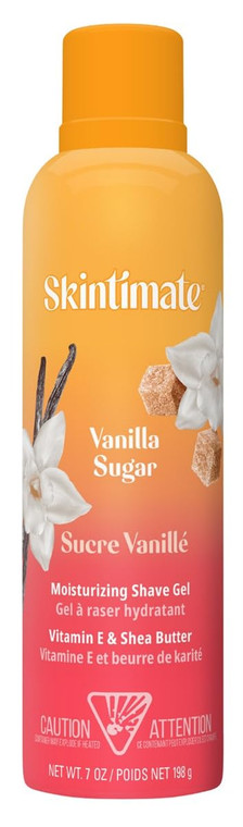 Skintimate Shave Gel Moist Vanilla Sugar 7oz
