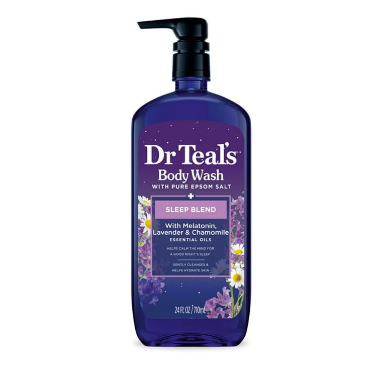 Dr Teals Body Wash Melatonin Lavender & Chamomile 24oz
