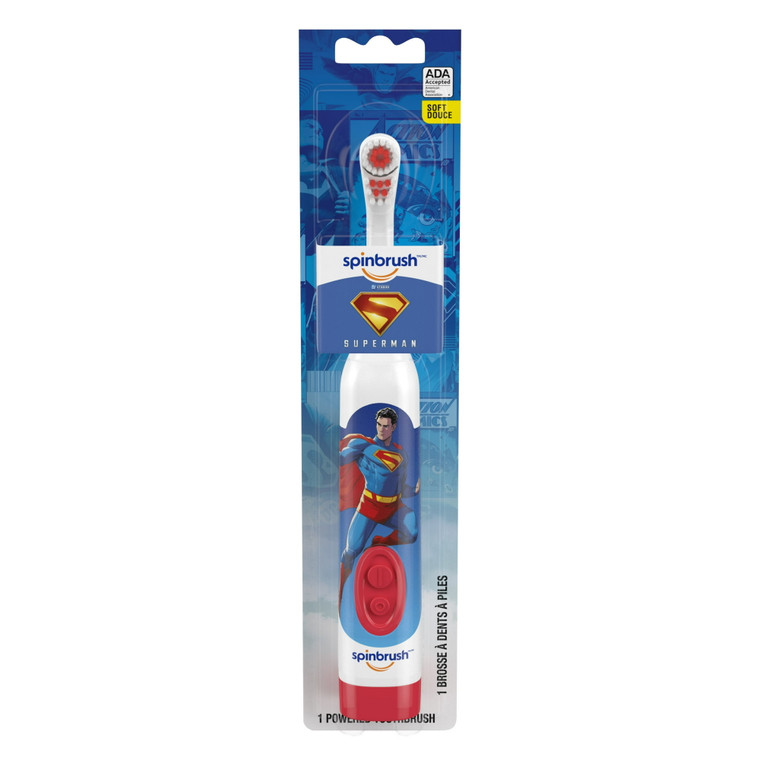 Spinbrush Powered Toothbrush Superman Soft