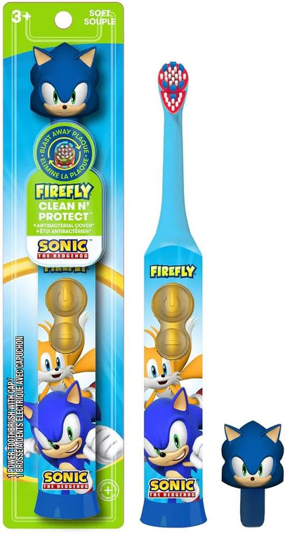 Firefly Toothbrush Sonic The Hedgehog Battery Powered