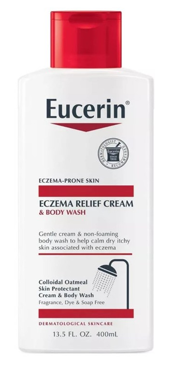 Eucerin Cream Eczema Relief And Body Wash 13.5Oz